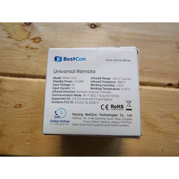 Universal remote works with Alexa and Google Assistant - rm4c mini - Picture 2 of 2